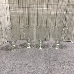 Set of Four VintageNestle Nescafe’ World Globe Irish Coffee mugs